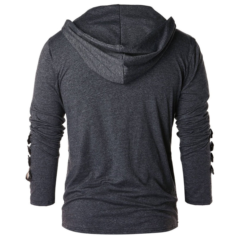Fashion Full Sleeve Drawstring Hoodies