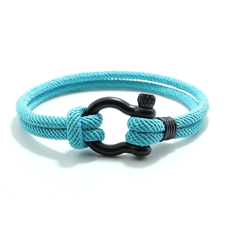 Milan Rope Horseshoe Buckle Bracelet