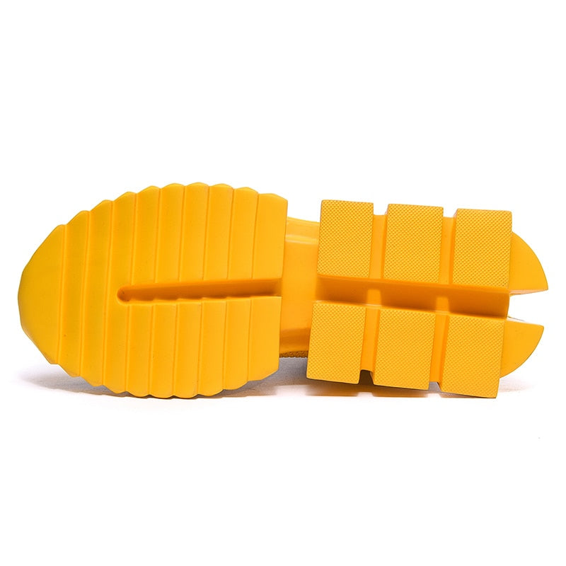 Woven Sock Shoes Hommes Baskets montantes Amortissement Antidérapant