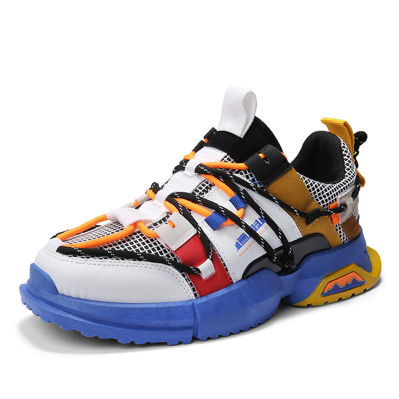 Casual Tide Multicolore Outdoor Lace Up Comfort Men Sneaker