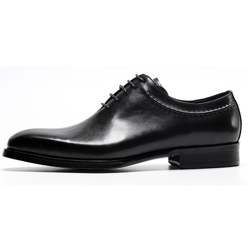 Clean with Bold Solid Design Men Oxford Shoes - FanFreakz