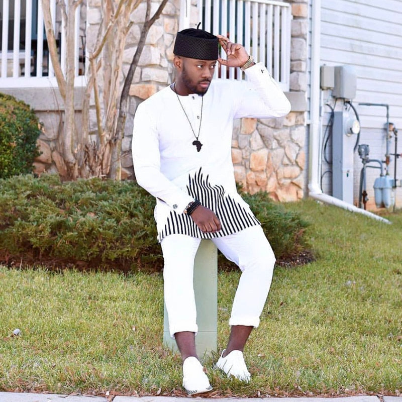 Chemise Pantalon Ensemble Broderie Chemise Ensemble