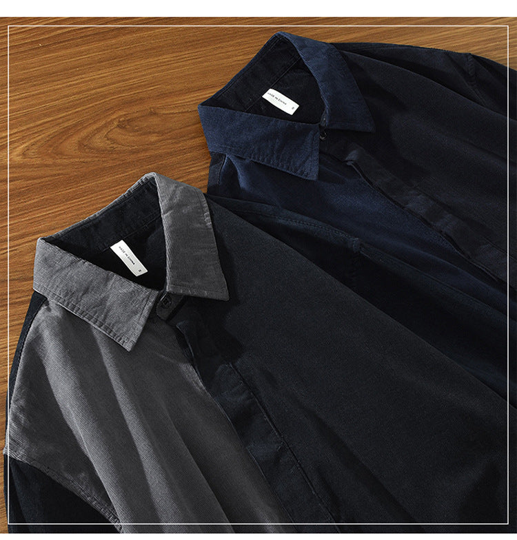 Camisa Algodón Diseño Patchwork Color