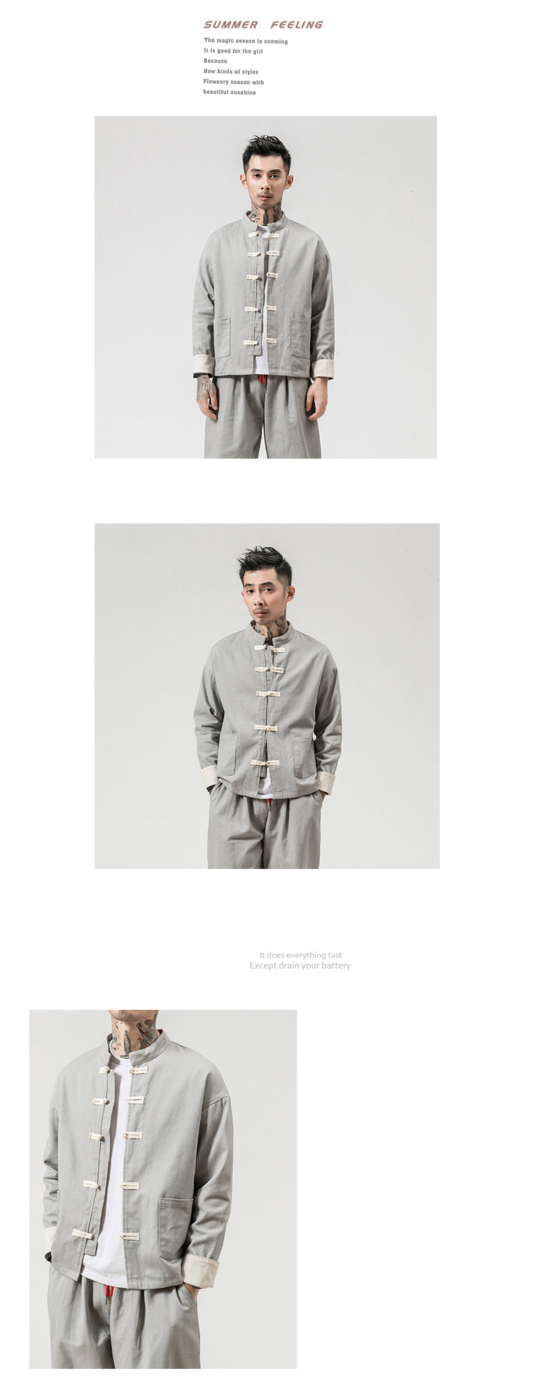 Chinese Traditional Style Solid Outer