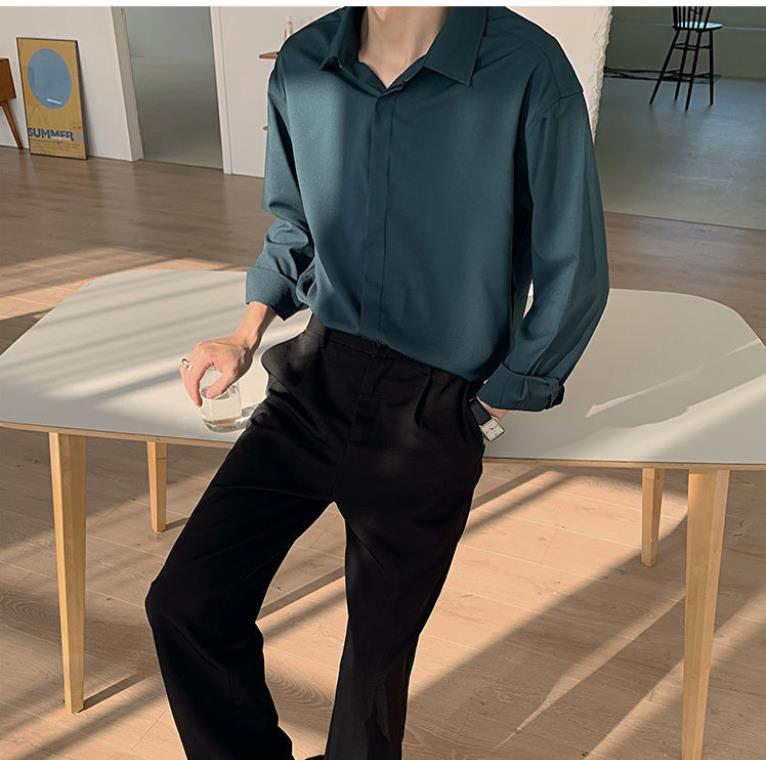 Camisas Harajuku de seda