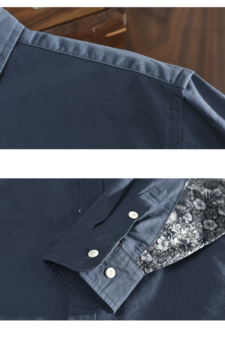 Unique Geometric Patterned Sleeve Style Shirt