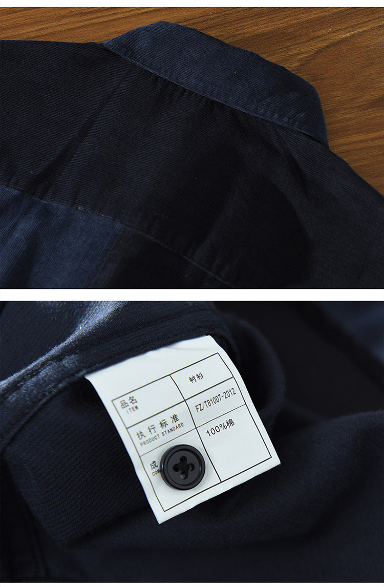 Camisa Algodón Diseño Patchwork Color