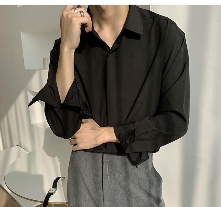 Camisas Harajuku de seda