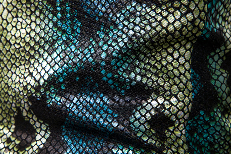 Silver Shiny Fish Scale Pattern Stage Costume Men Blazer