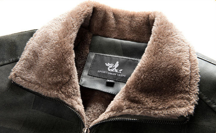 Chaqueta de piel sintética a cuadros irregulares