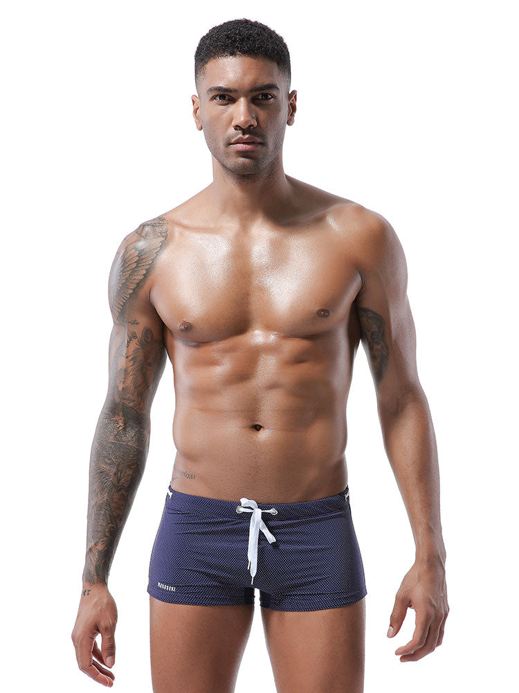 Dots Polyester Drawstring Boxer