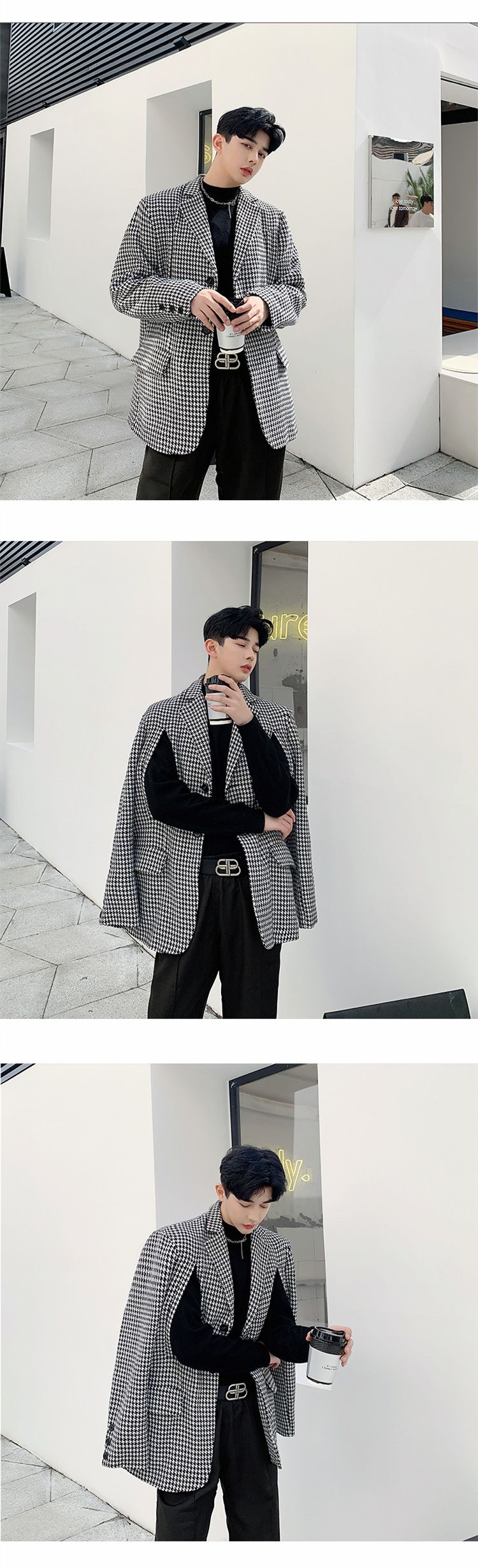 Blazer unique à double face