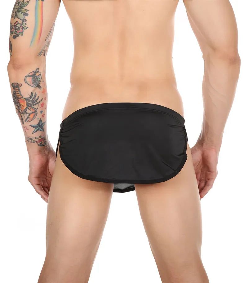 Solid Cover Spandex Brief