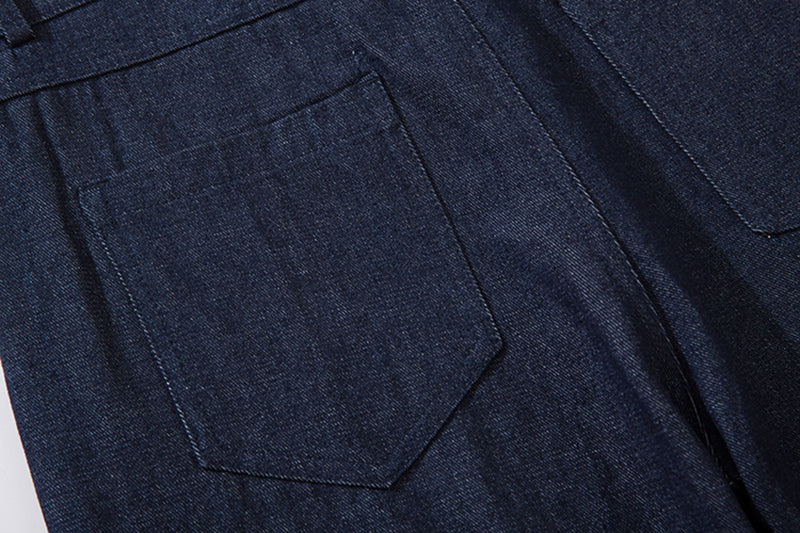 Jeans sueltos estilo bordado de estrellas