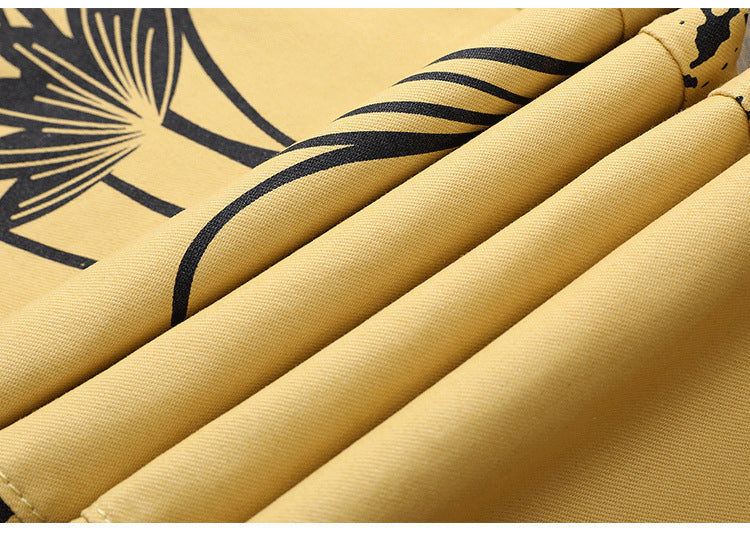 Chair and Bird Scenery Silhouette Jeans