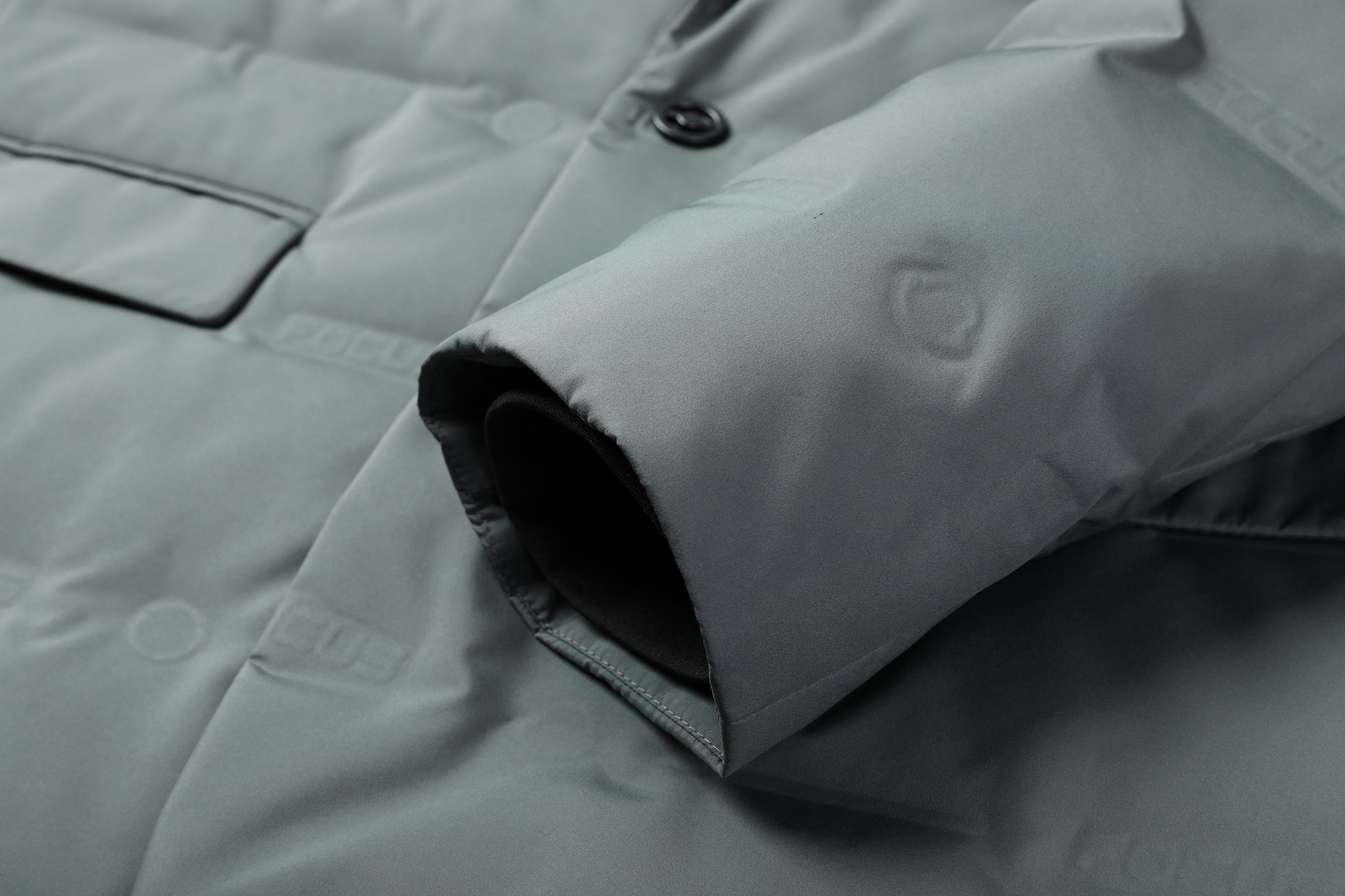 Padded Button Lapel Blazer