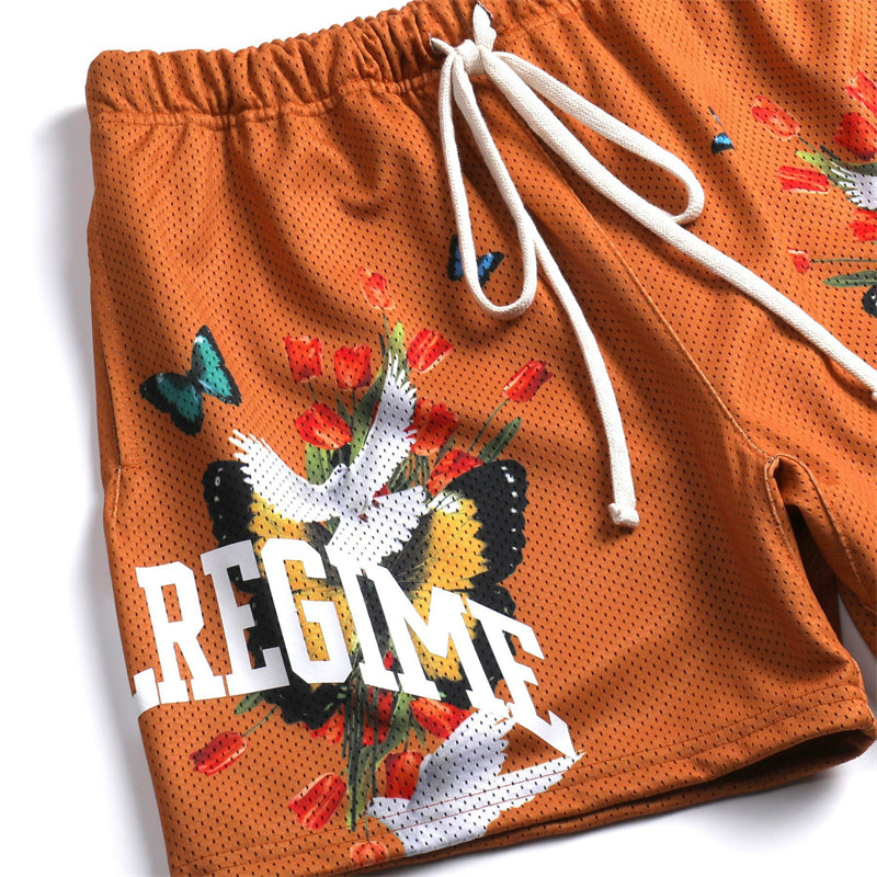 Short de sport imprimé à séchage rapide