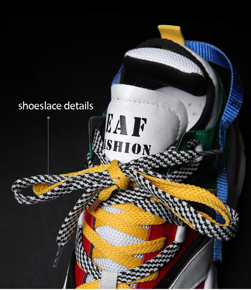 Hip Hop Style Sporty Lace Up Men Sneaker