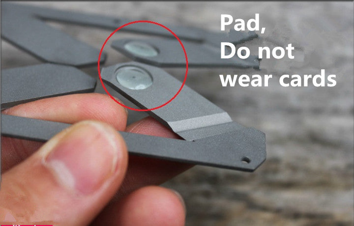 Storm Pure Titanium Alliage Clip Multifonction Hommes Portefeuille Multifonction Titulaire De La Carte Homme Cadeau