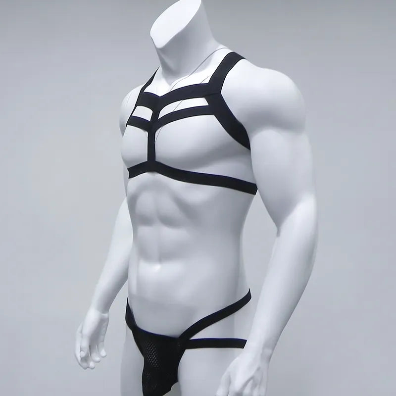 Bondage Harness Thong Set