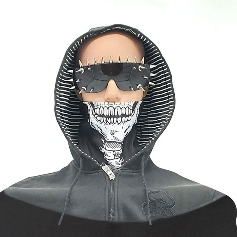 Punk Rivet Unisex Men and Women Sunglasses