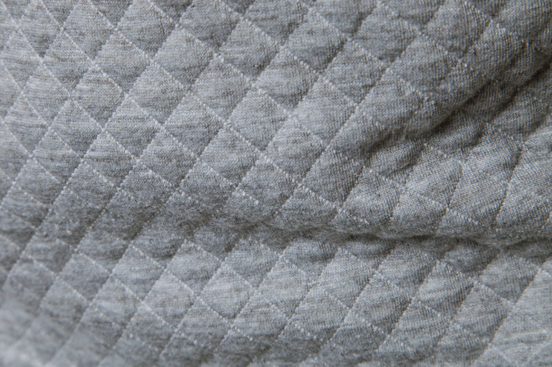 Motif de courtepointe pour hommes col montant Casual Slim Fit Bomber Jacket