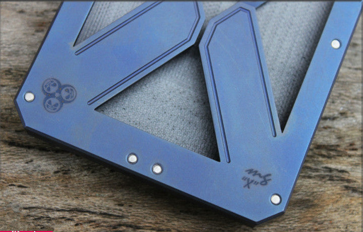 Storm Pure Titanium Alliage Clip Multifonction Hommes Portefeuille Multifonction Titulaire De La Carte Homme Cadeau