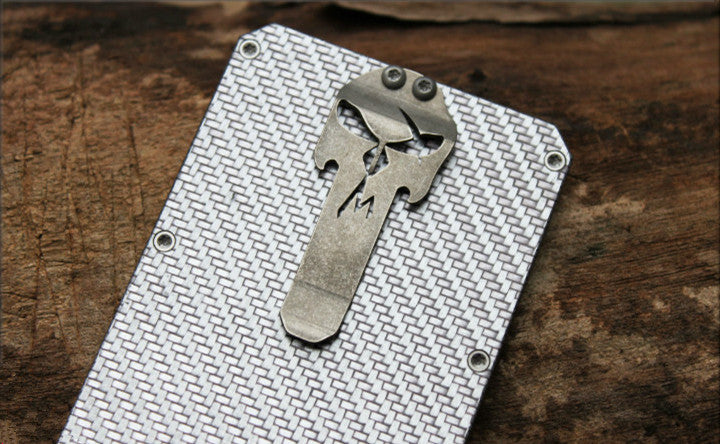 Storm Pure Titanium Alliage Clip Multifonction Hommes Portefeuille Multifonction Titulaire De La Carte Homme Cadeau