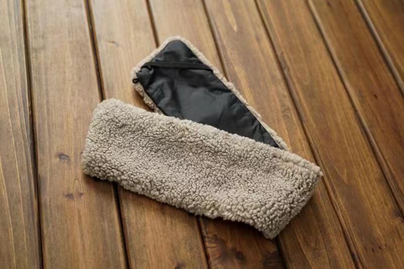 Winter Black Leather with Detachable Wool Collar Combination Men Jackets