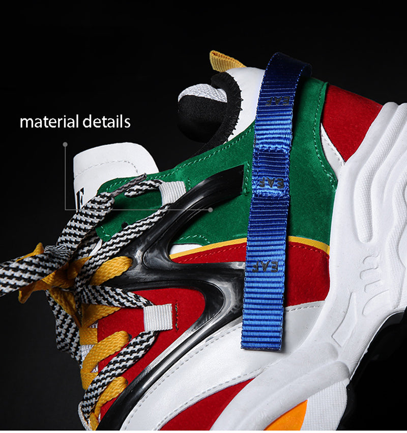 Hip Hop Style Sporty Lace Up Men Sneaker