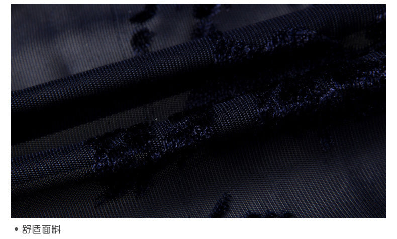 Baroque Floral Pattern Transparent Men Short Sleeve Shirt - FanFreakz