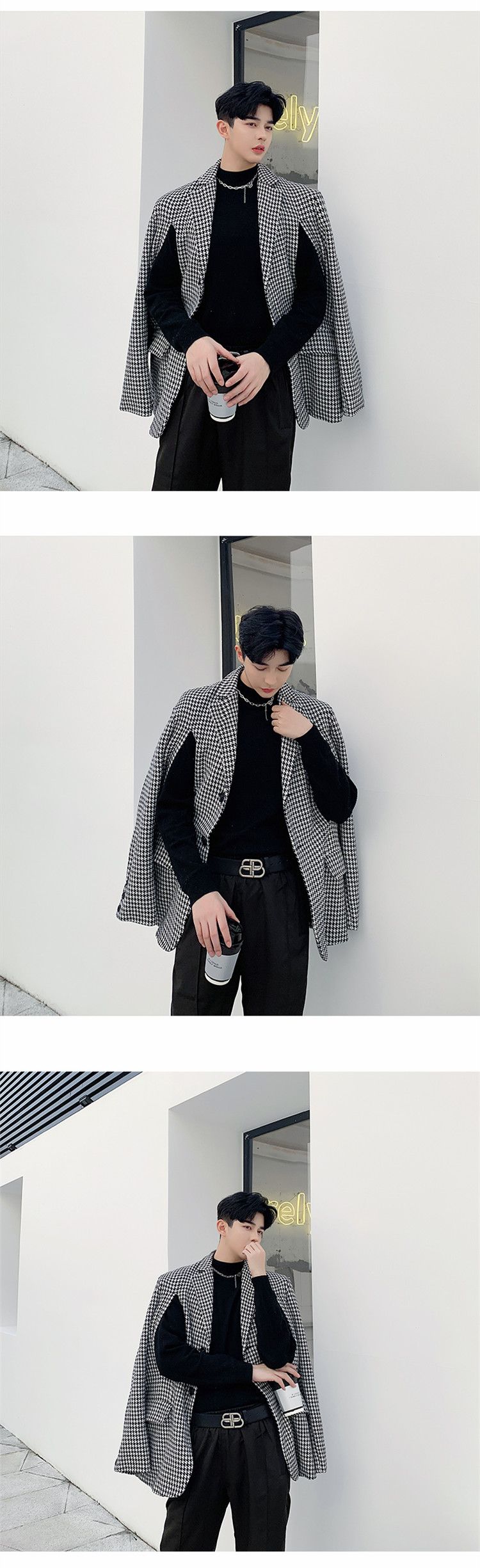 Blazer unique à double face