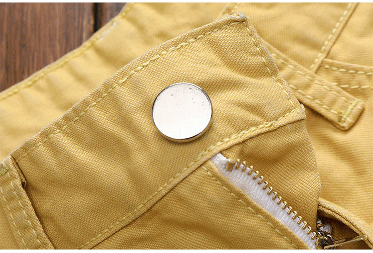 Chair and Bird Scenery Silhouette Jeans