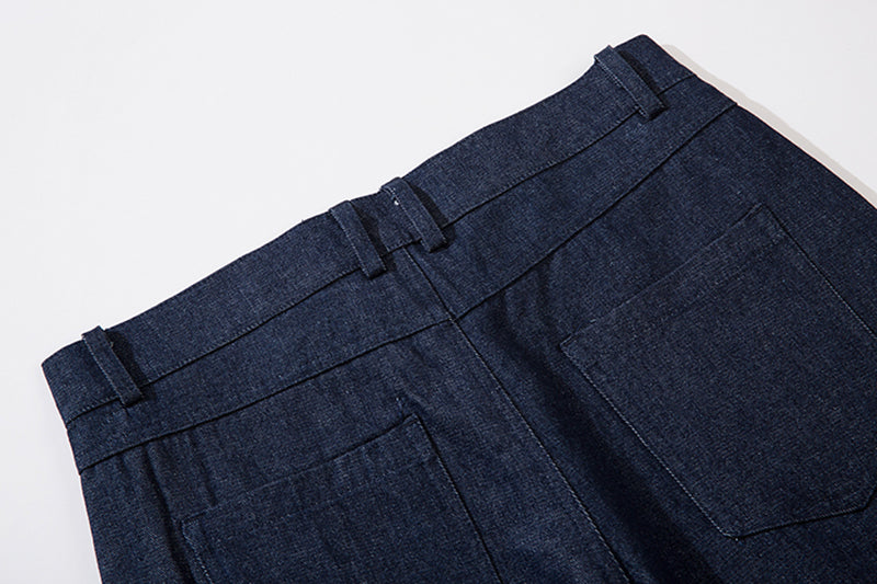 Jeans sueltos estilo bordado de estrellas