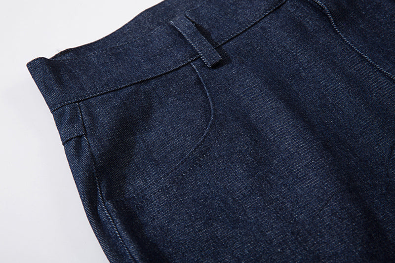 Jeans sueltos estilo bordado de estrellas