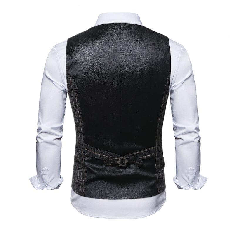 Chaleco Patchwork 2 Lados Color