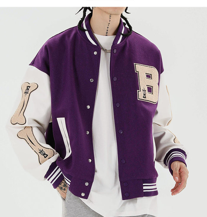 Chaqueta bomber de béisbol Varsity