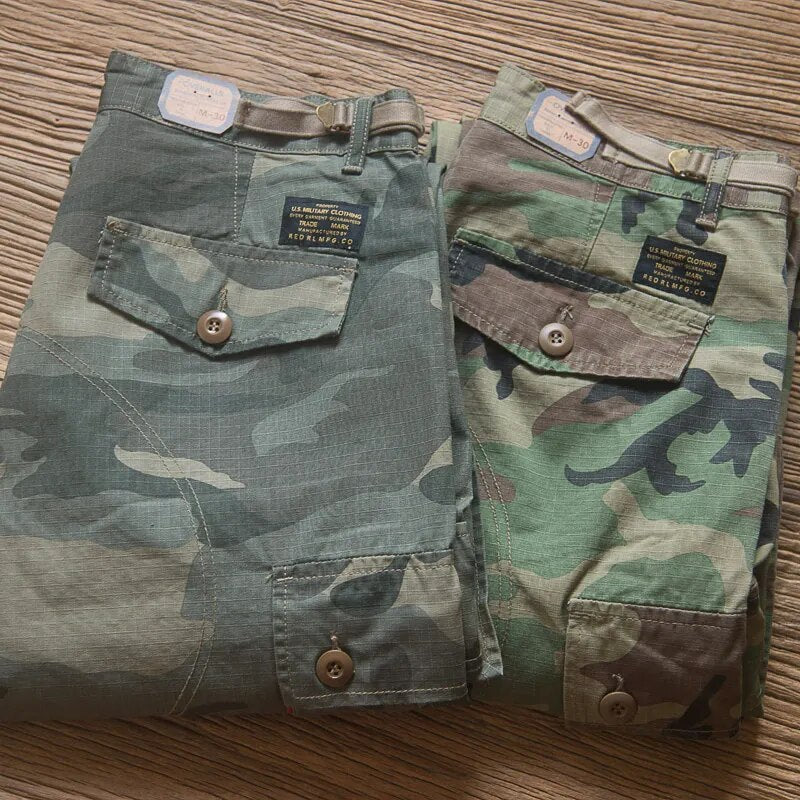 Camouflage Pattern Cargo Pants