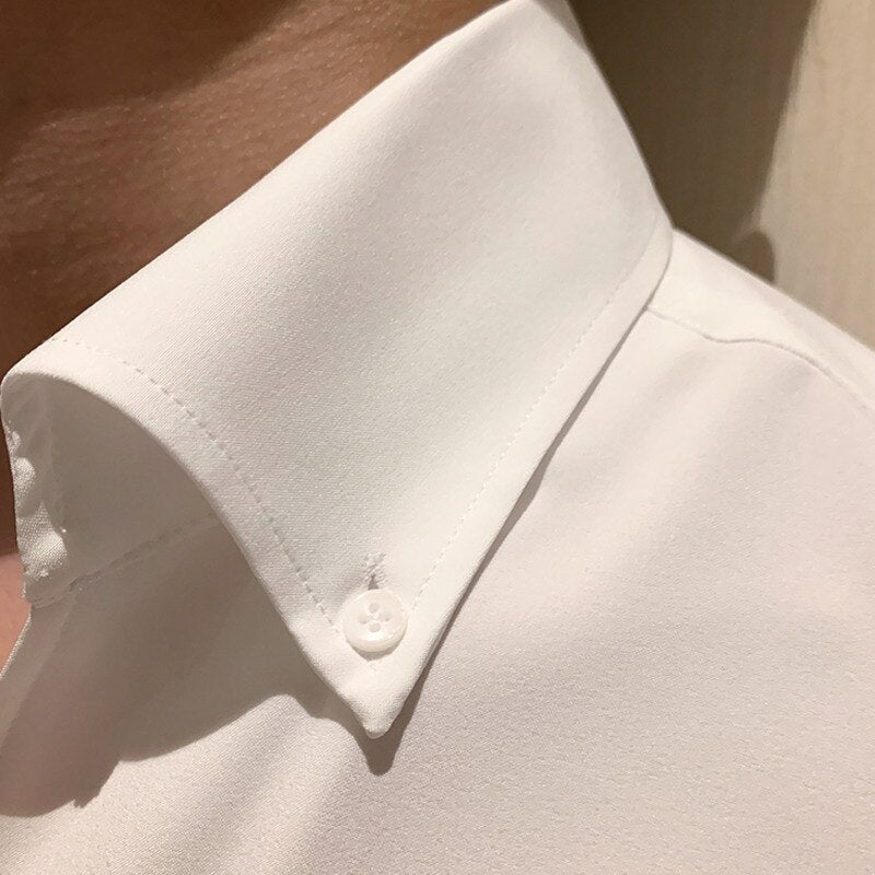 Simple Solid Short Sleeve Shirt