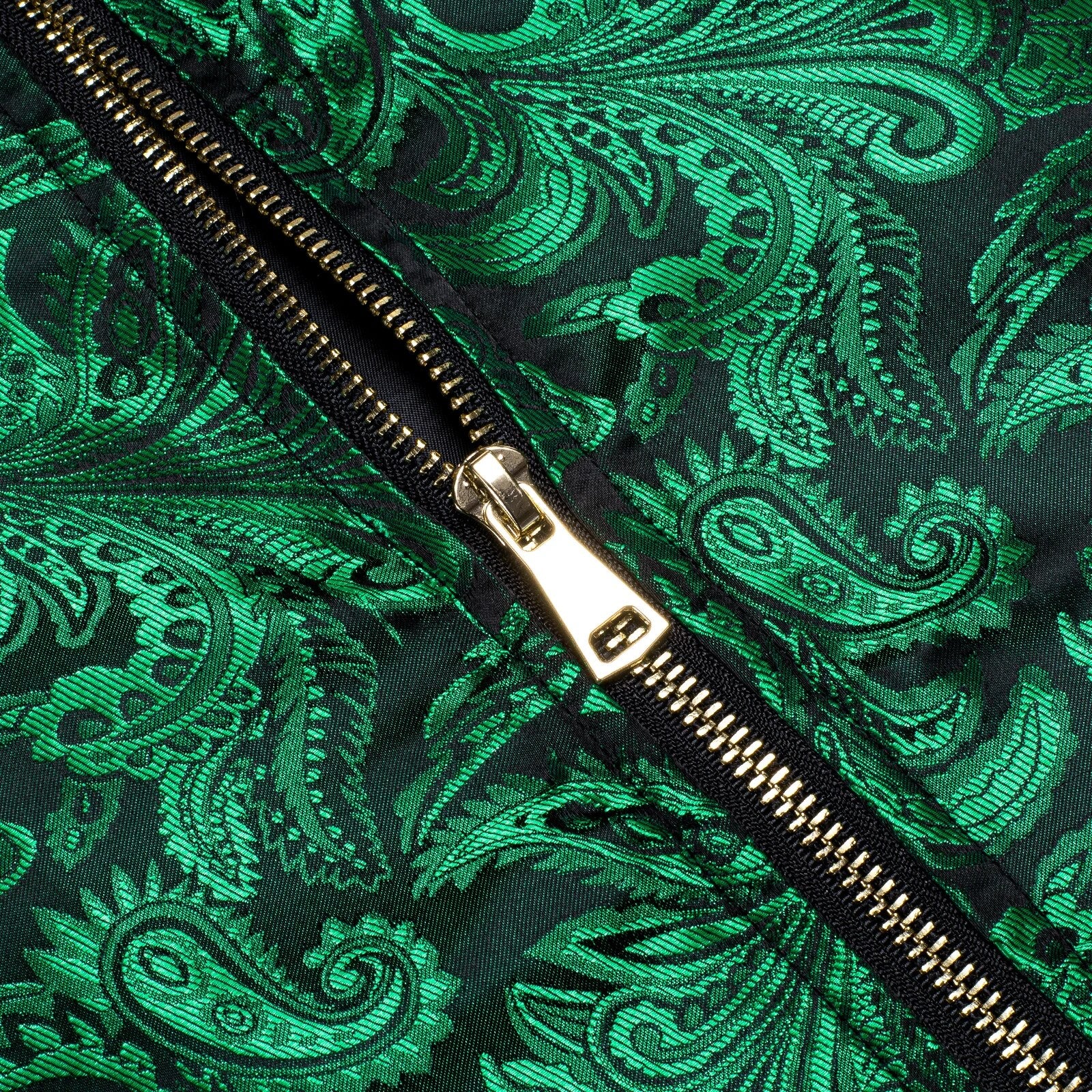 Jacquard Pattern Zipper Jacket