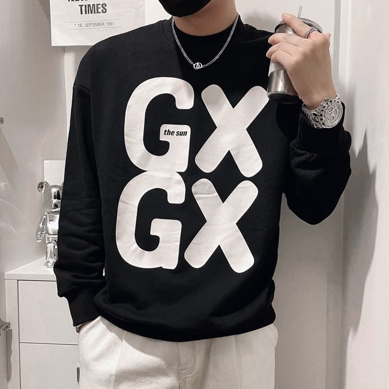 Letter Print Fashion Casual Sweater