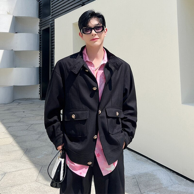 Pink Stars Printed Long Sleeve Shirt