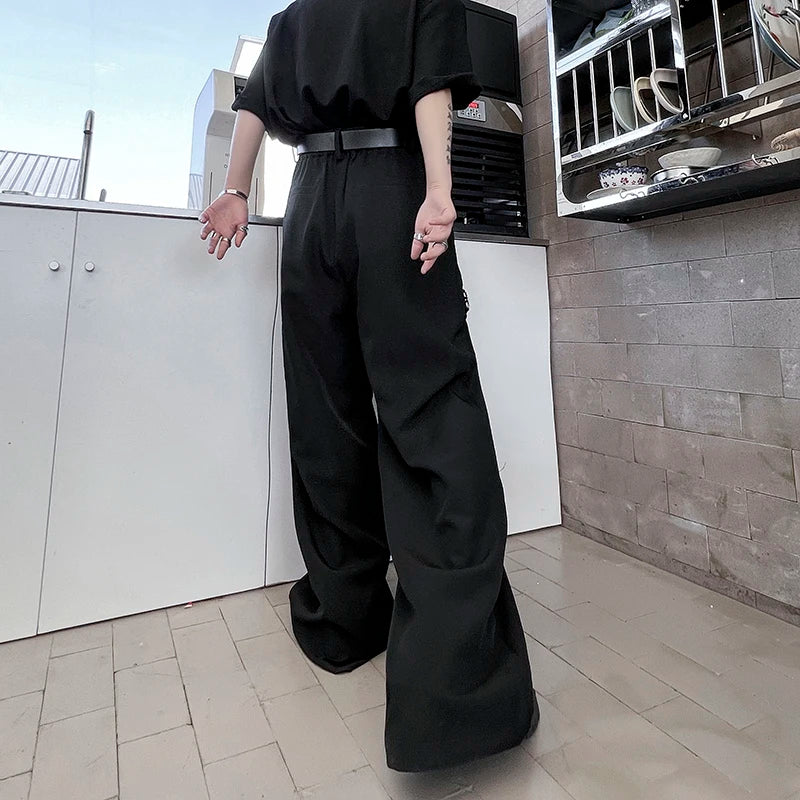 Wide Leg Loose Black Pants