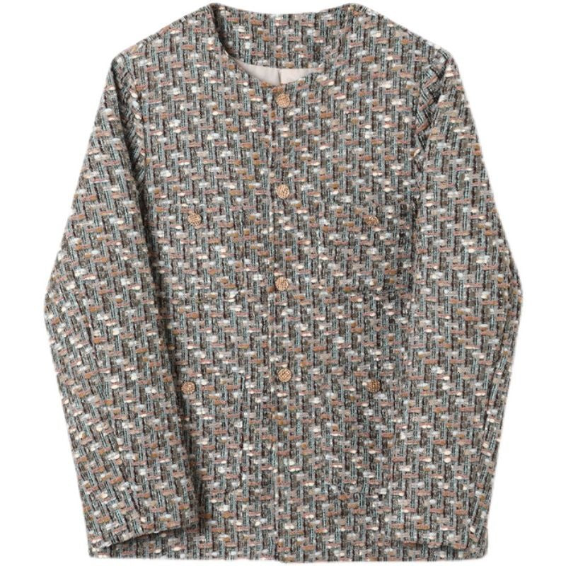 Americana de botonadura sencilla Colours Weave