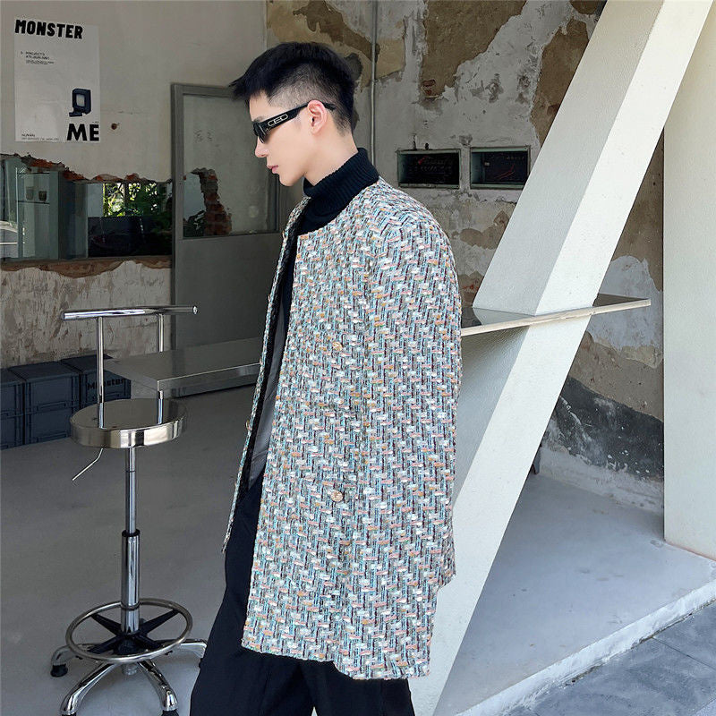 Colors Weave Single Breasted Blazer