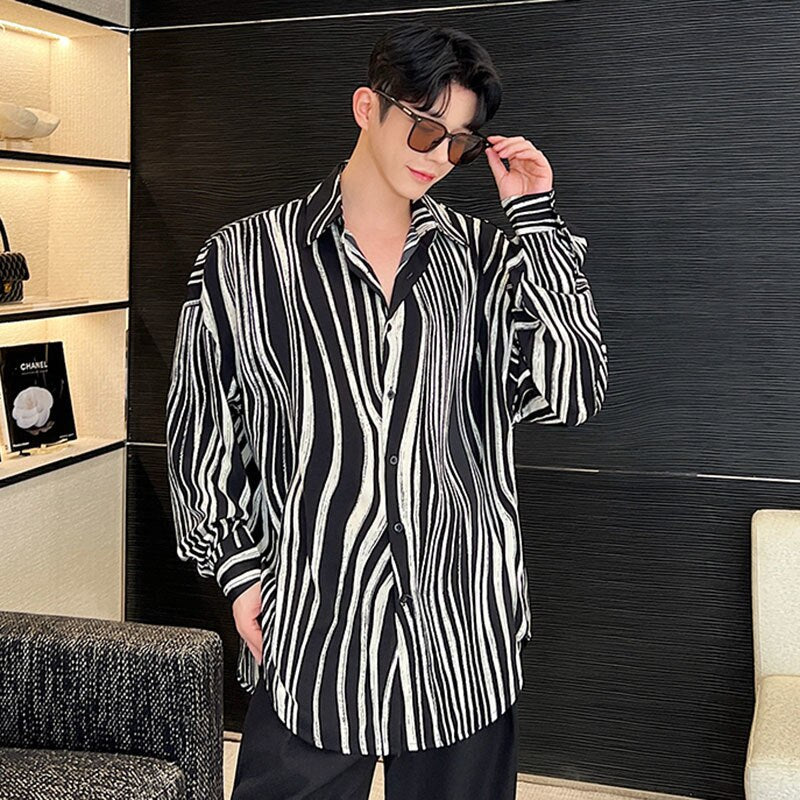 Zebra Pattern Loose Shirt