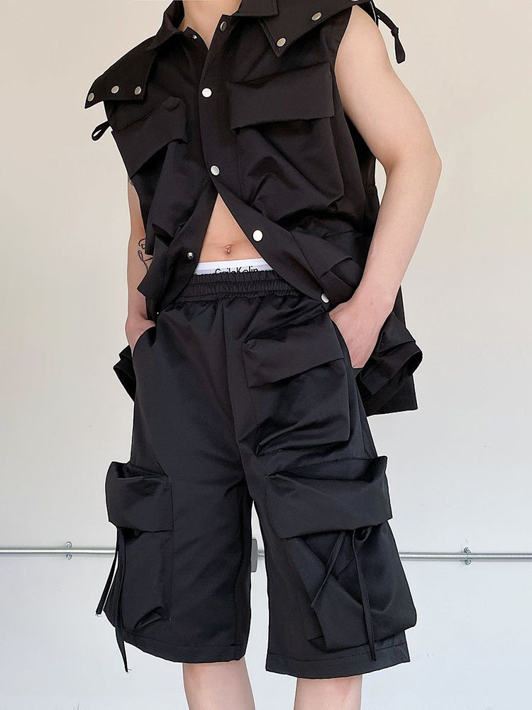 Dark Wear Large Pocket Short