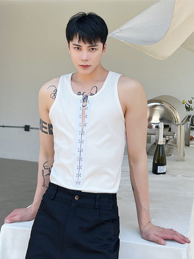 Gilet Silhouette Fermeture Métallique Débardeur