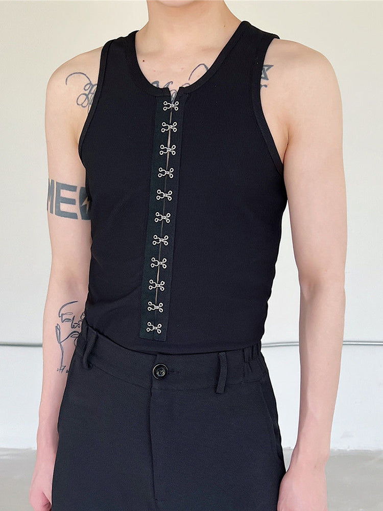 Gilet Silhouette Fermeture Métallique Débardeur