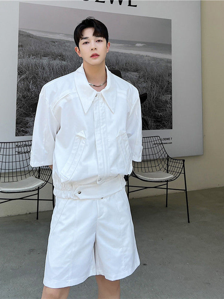 Personalized Leisure Short Coat Set